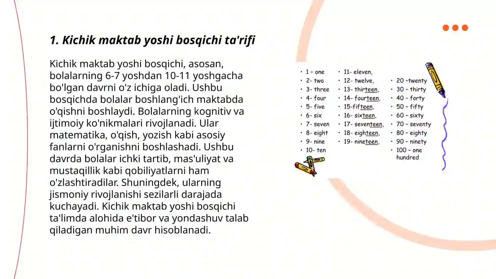 Kichik maktab yoshi davrida psixik rivojlanish xususiyatlari 3