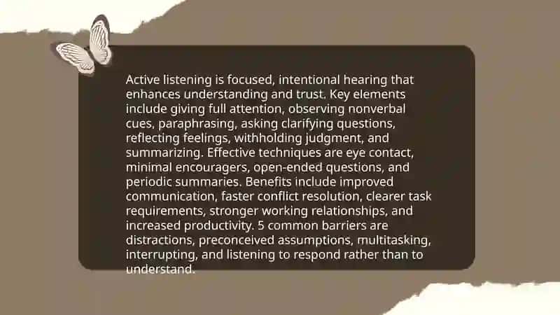 Active Listening Skills 3