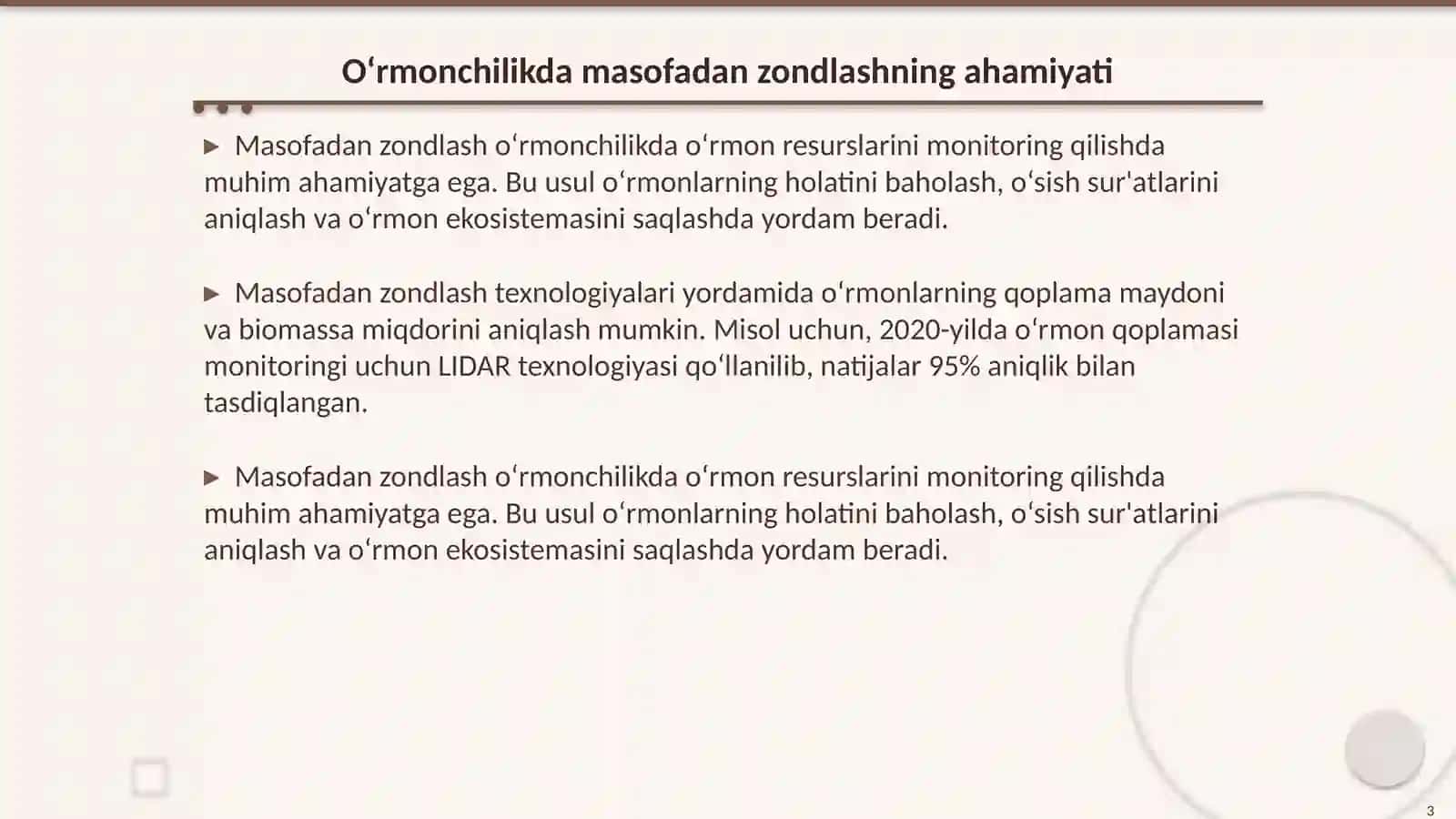 Masofadan zondlashning o‘rmonchilikda qo‘llanilishi 3