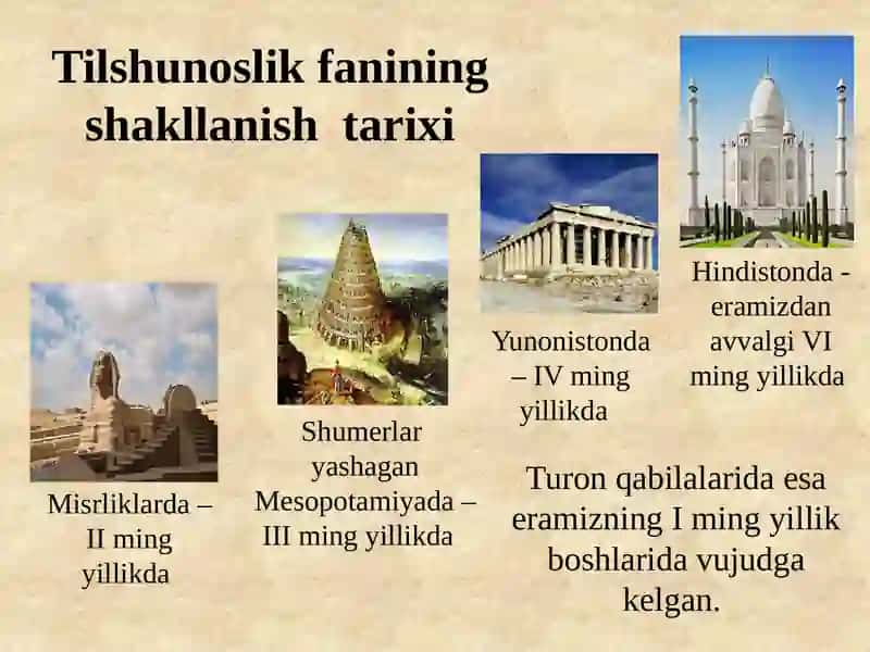 Tilshunoslik fanining tarixi 3