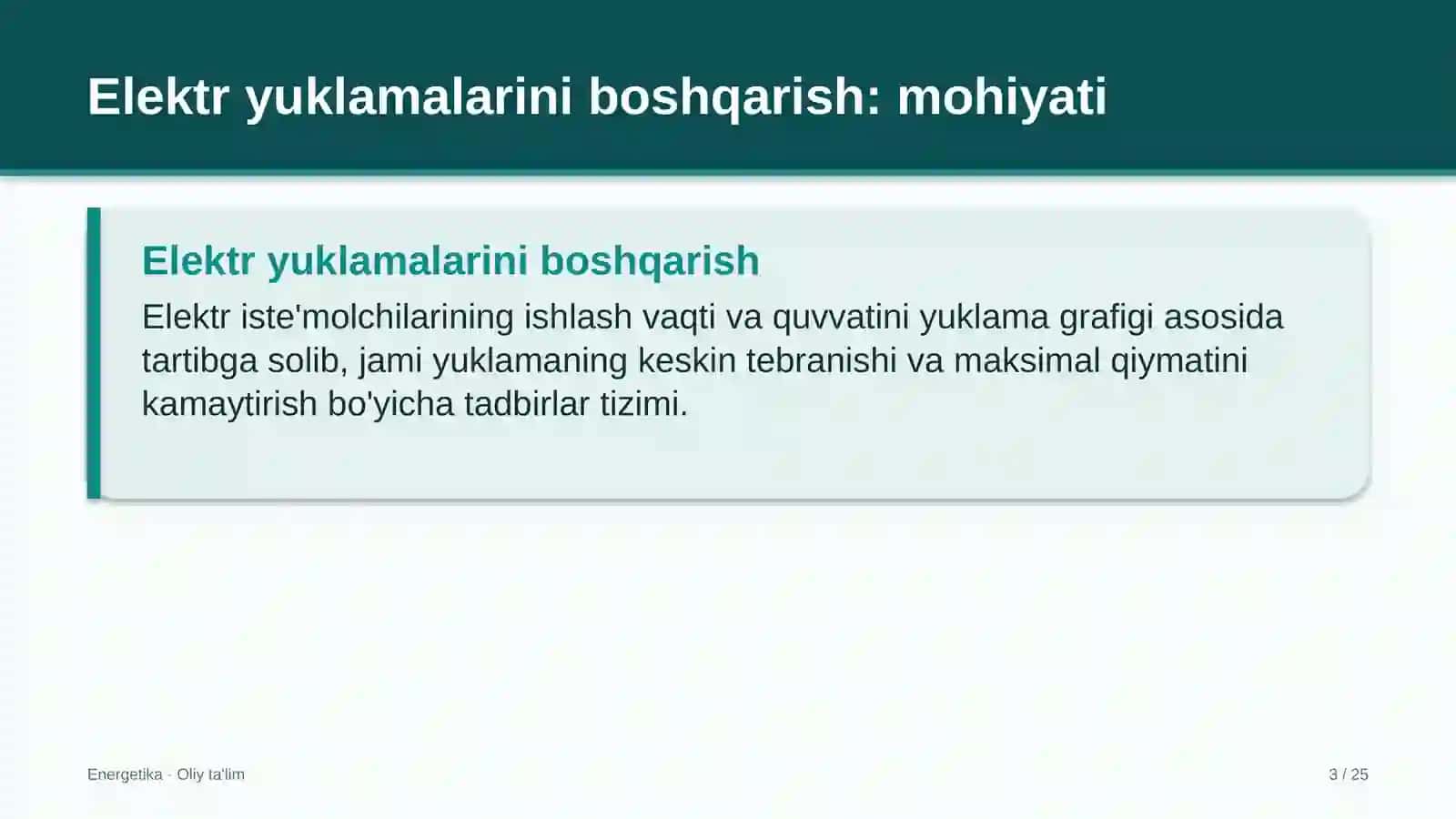 Internet-provayderlarda elektr yuklamalarini boshqarish 3