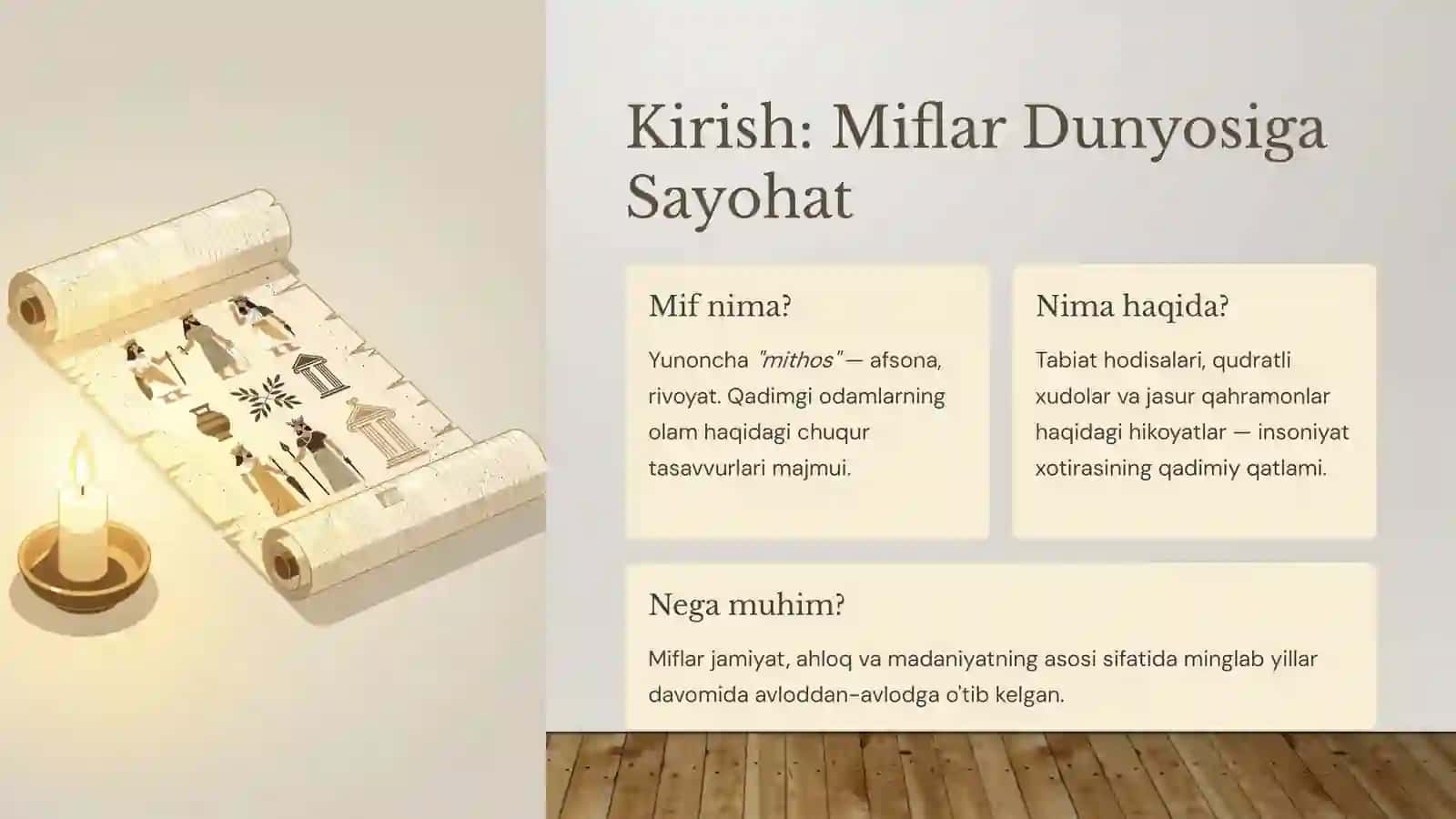 Qadimiy Grek Mifologiyasining Mohiyati 3