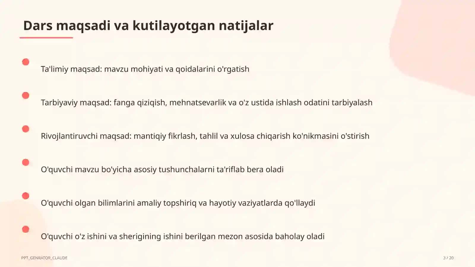 Unli va undosh tovushlarning tasnifi (5-sinf) 3