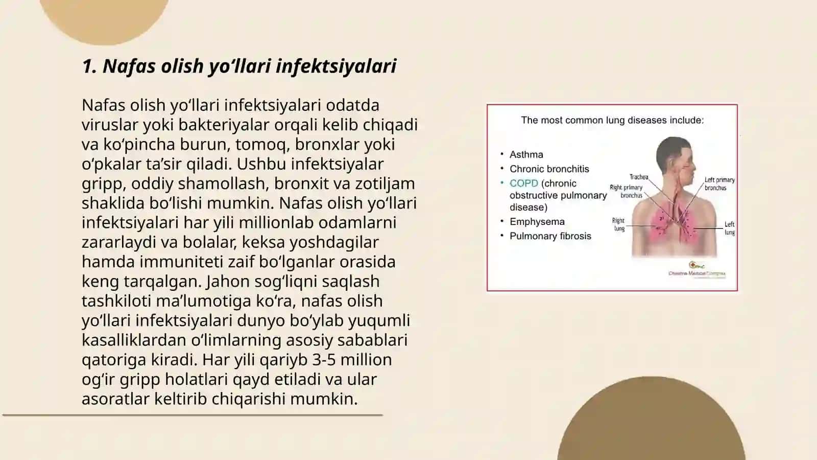 Nafas olish aʼzolari kasalliklari 3