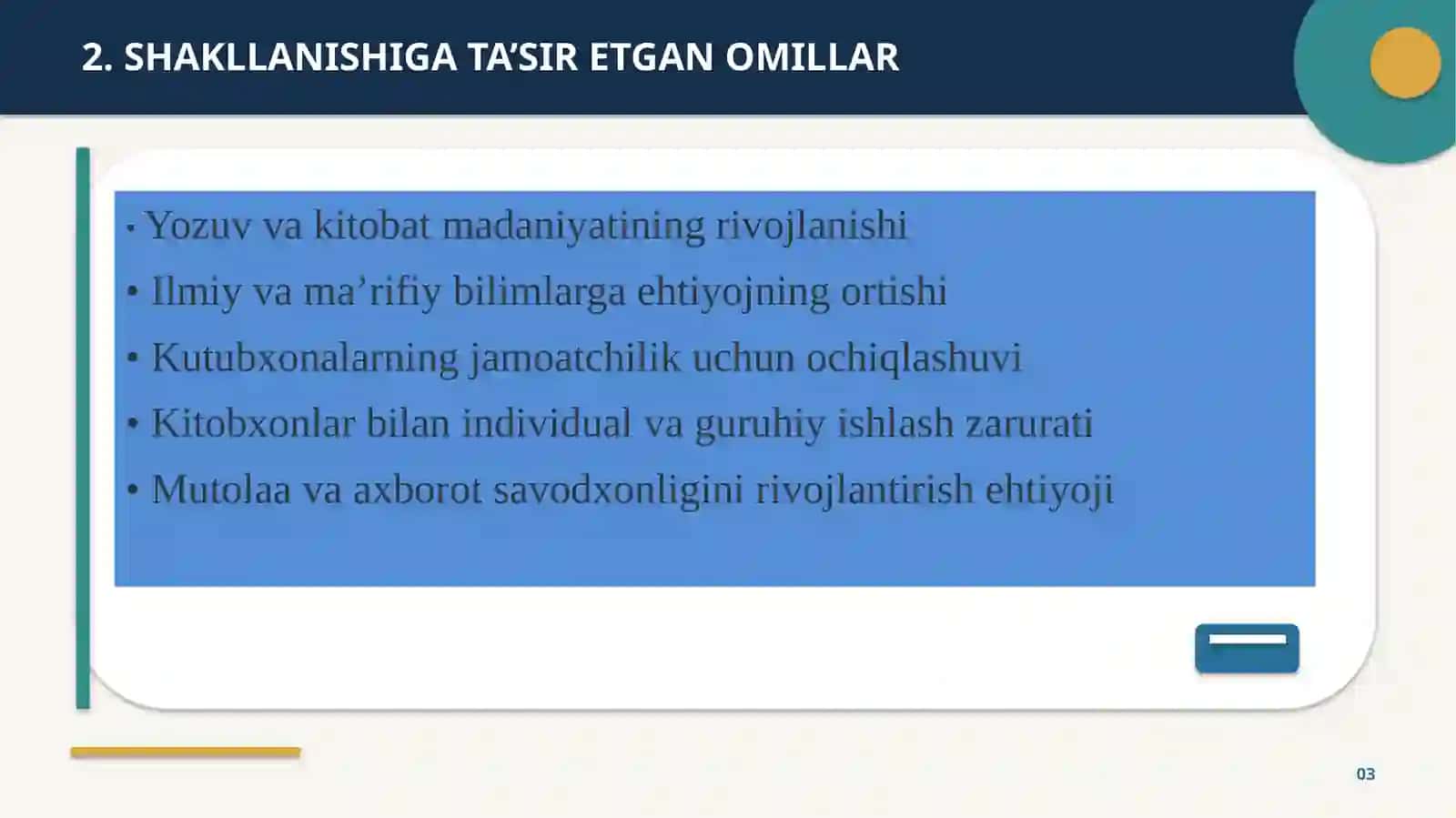 taqdimot 3