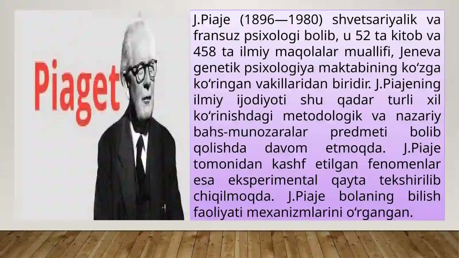 PSIXIK RIVOJLANISH INTELLECT SHAKLLANISHI SIFATIDA:JAN PIAJE KONSEPSIYASI 3