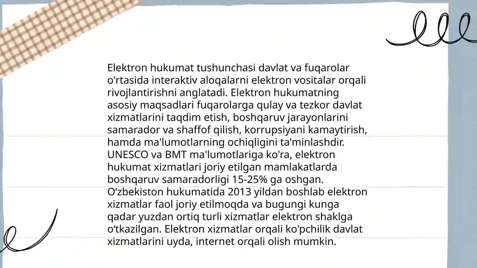 Elektron hukumatni joriy etishning jaxon tajribasi 3