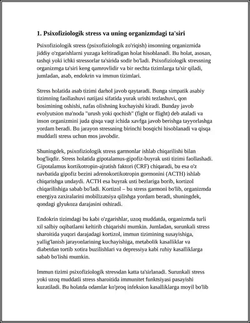 PSIXIOFIZIOLOGIK MUAMMO 3