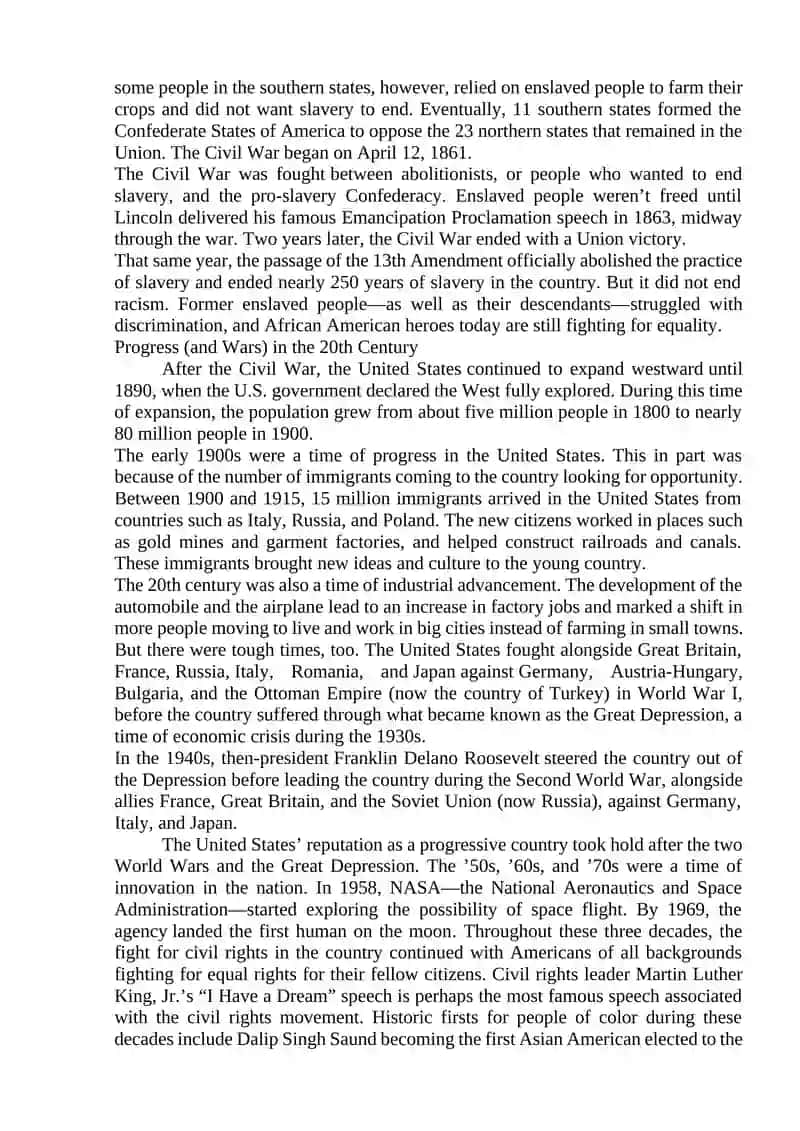 The United States of America. General Information 3