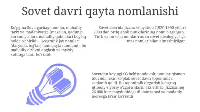 Jizzax toponimi 3