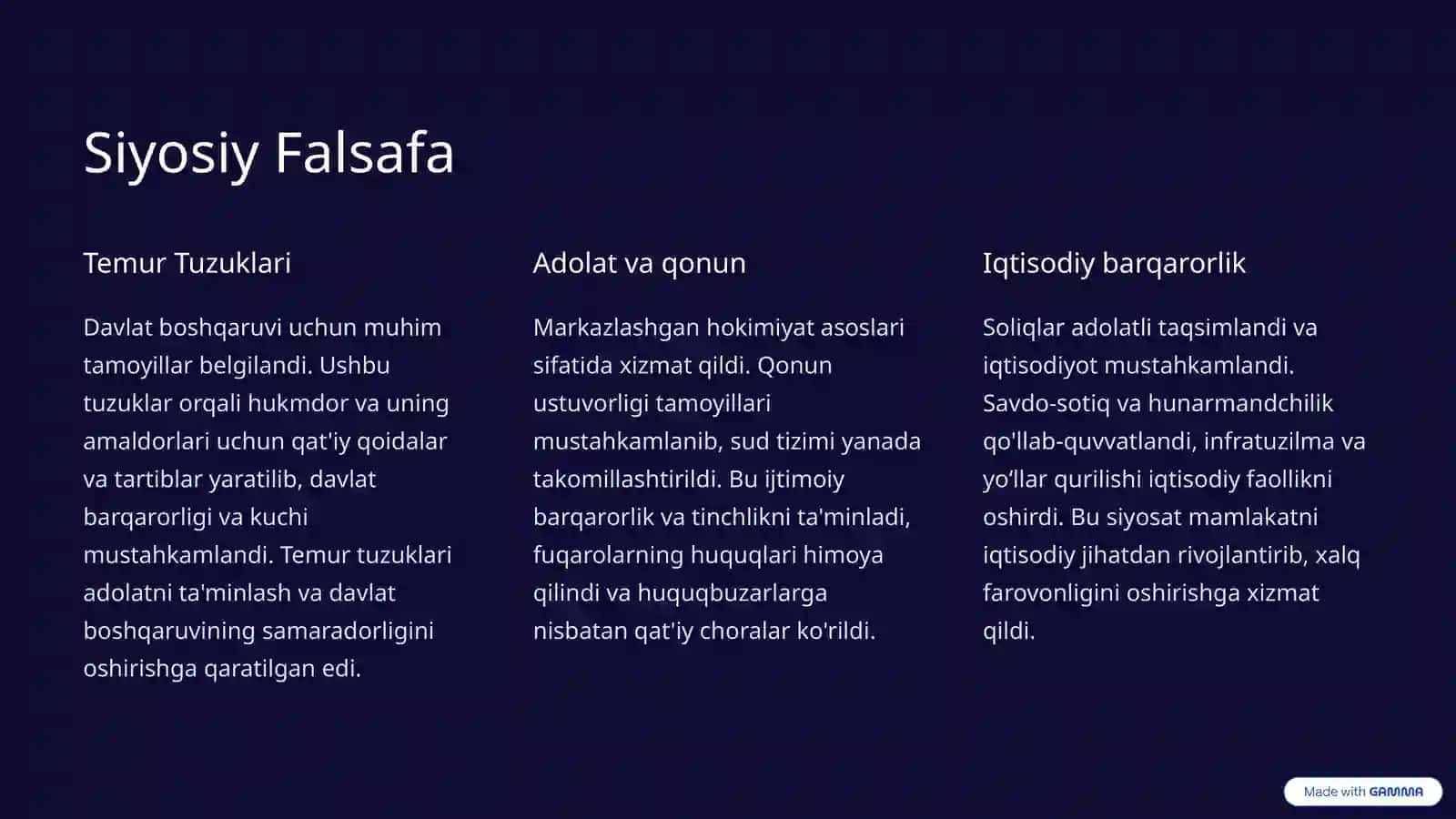 Amir Temur Davrida Markaziy Osiyo Falsafasi 3