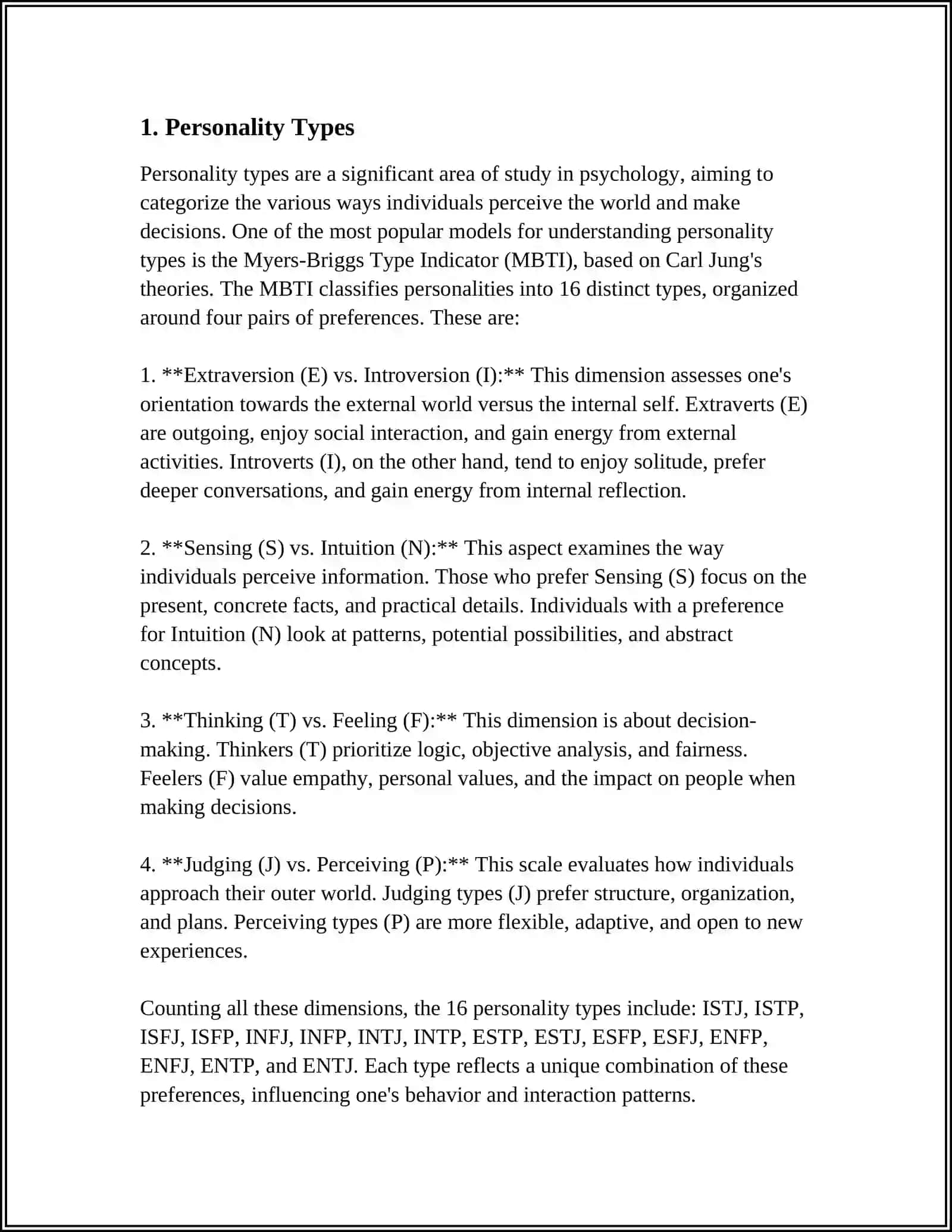 CHARACTER AND BEHAVIOR 3