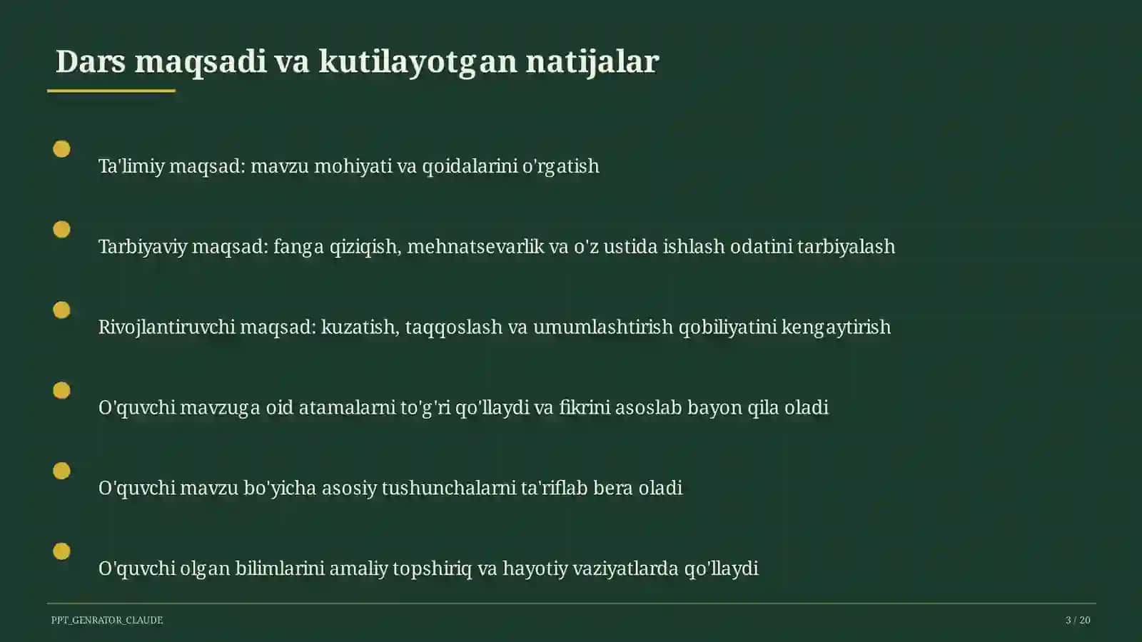 Informatika va axborot texnologiyalari (5–11) — takrorlash darsi uchun 3