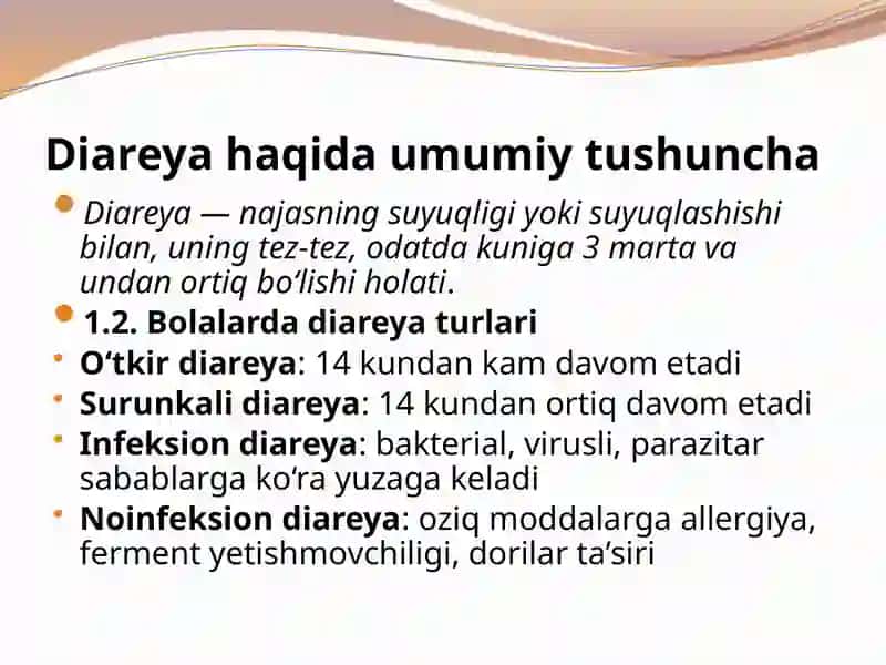Bolalardagi Diareya 3