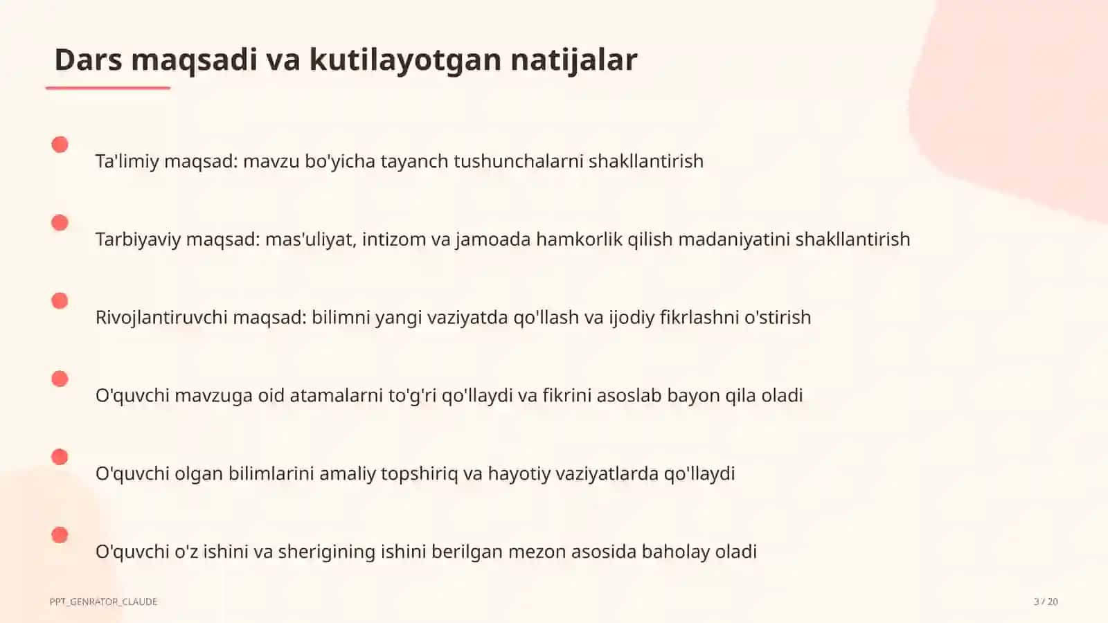 Countable and uncountable nouns (5-sinf) 3