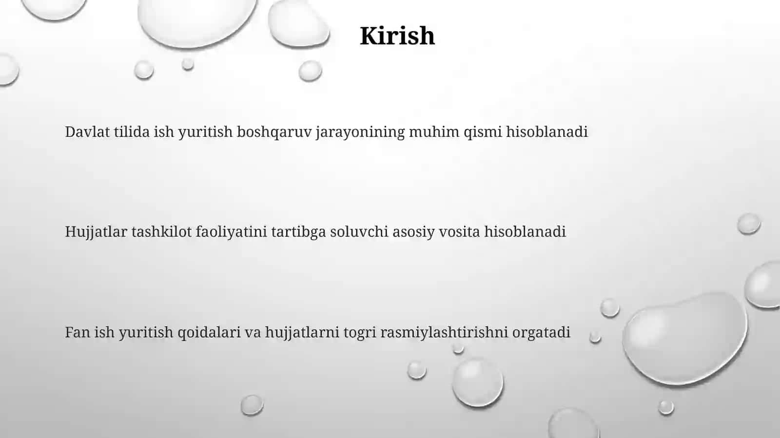 Davlattilidaishyuritishfanigakirish2.Hujatlarnipaydobolishivatarixi 3