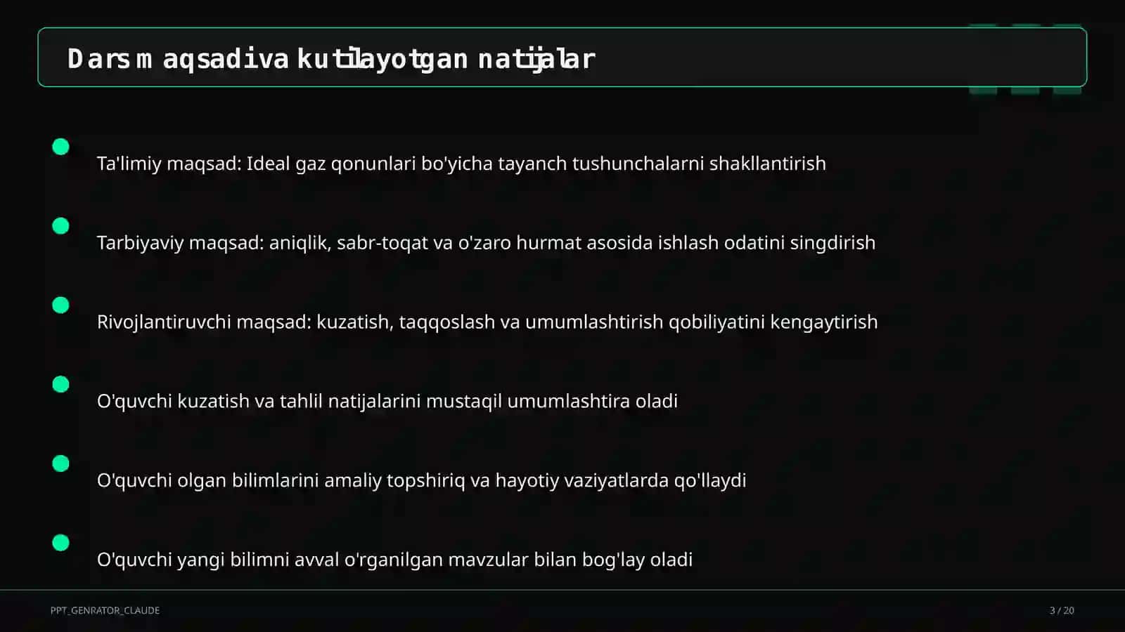 Ideal gaz qonunlari (10-sinf) 3