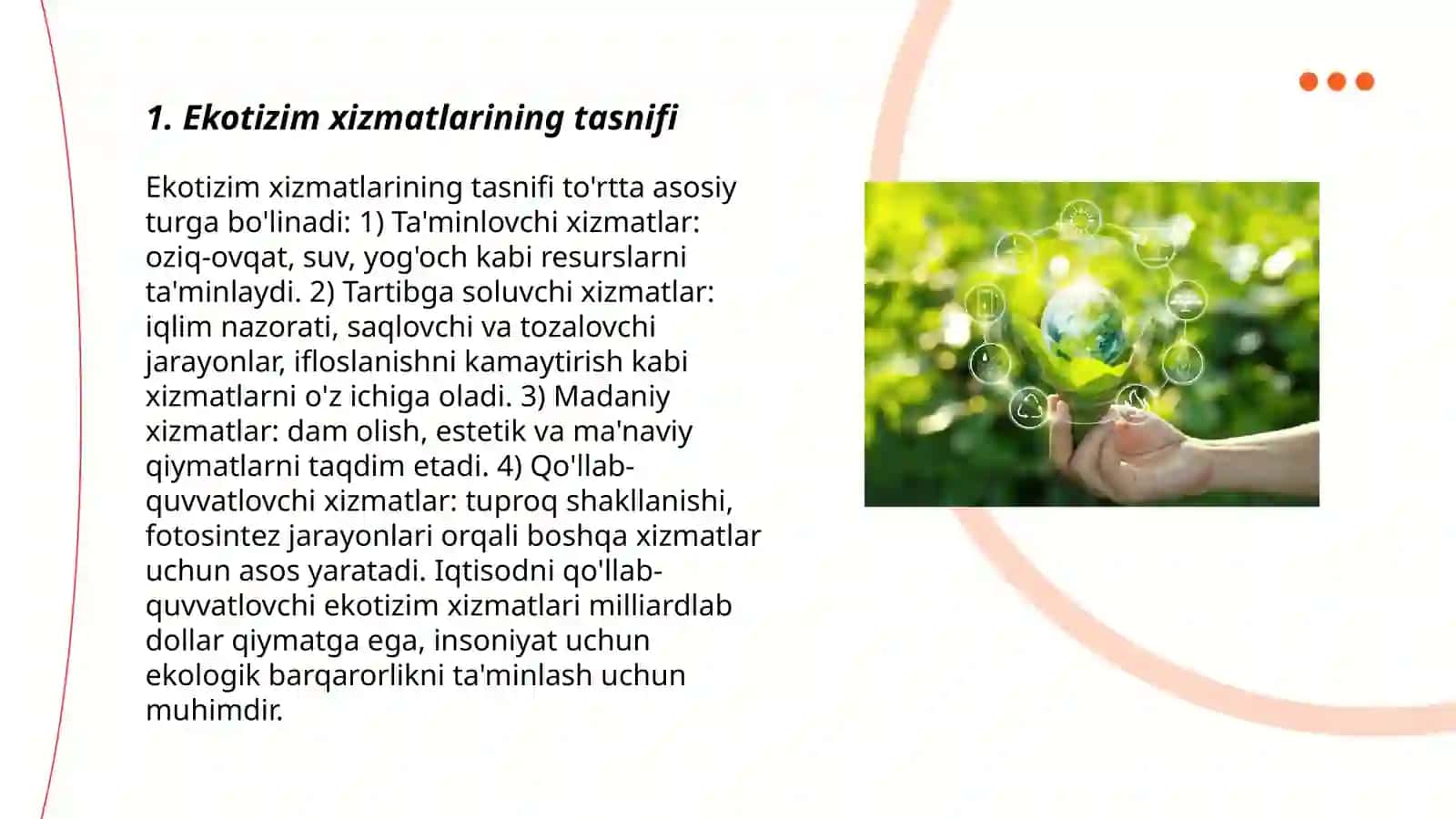 Ekotizim hizmatlarini iqtisodiy baholash 3