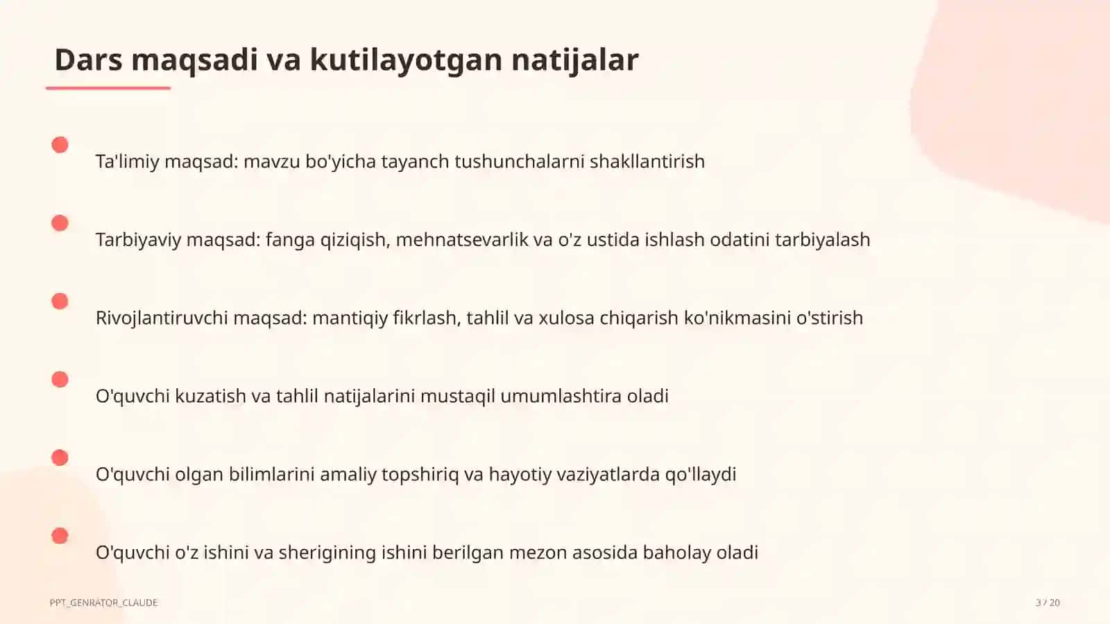 Evolyutsiya nazariyasi: Darvin ta'limoti (10-sinf) 3
