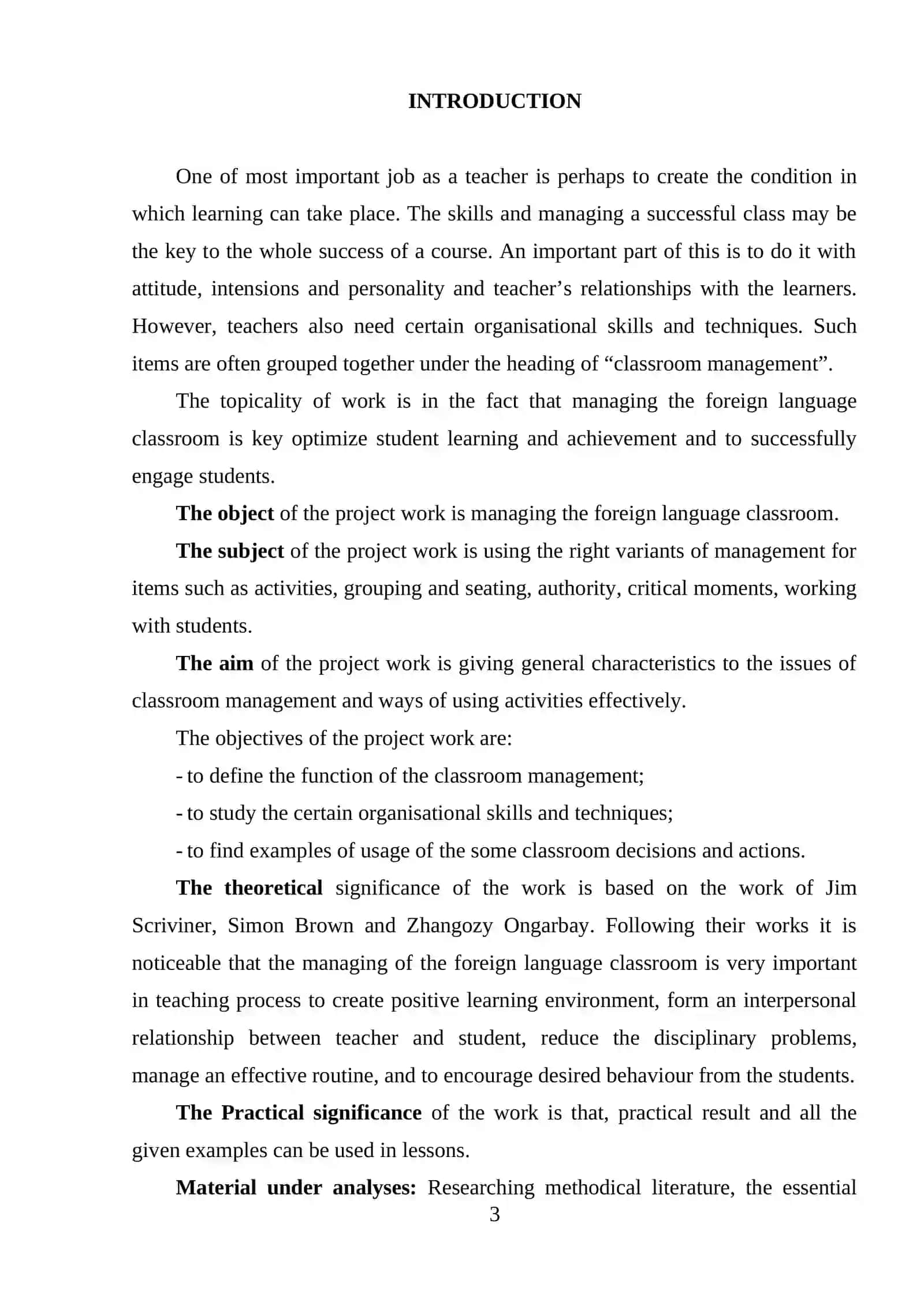 Classroom Management 3