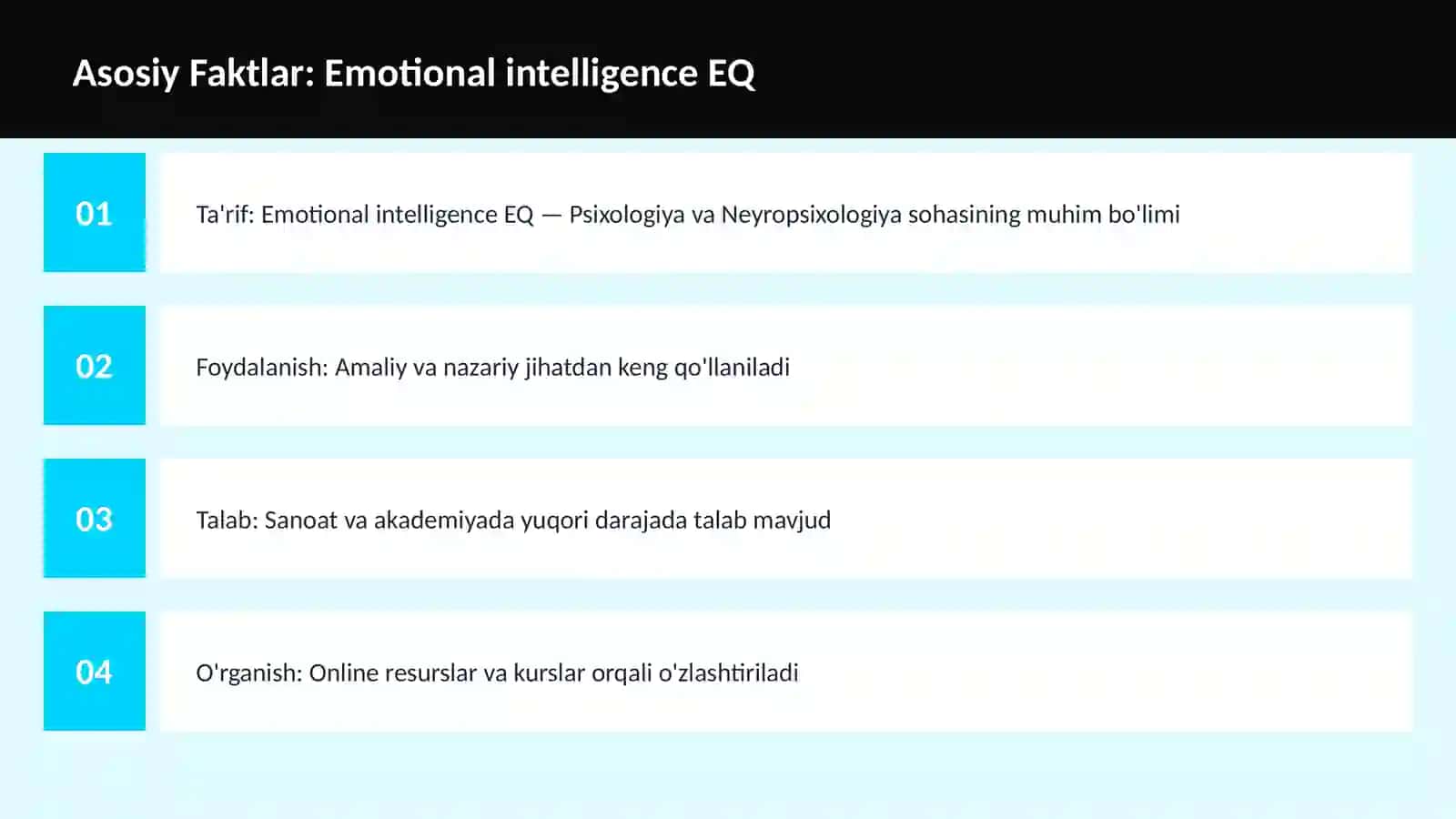 Emotional intelligence EQ 3