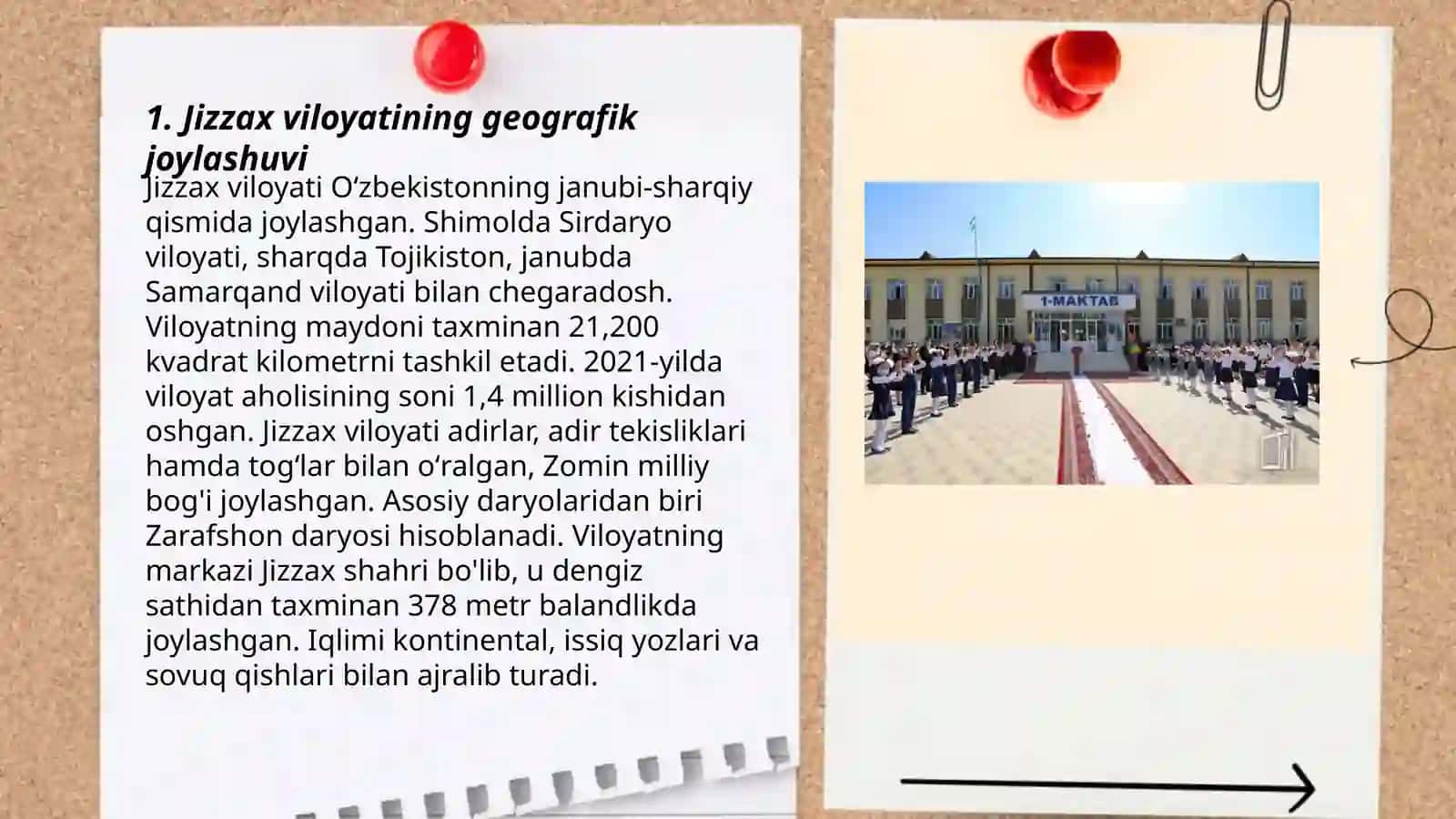Jizzax Viloyati Haqida Ma'lumotlar 3