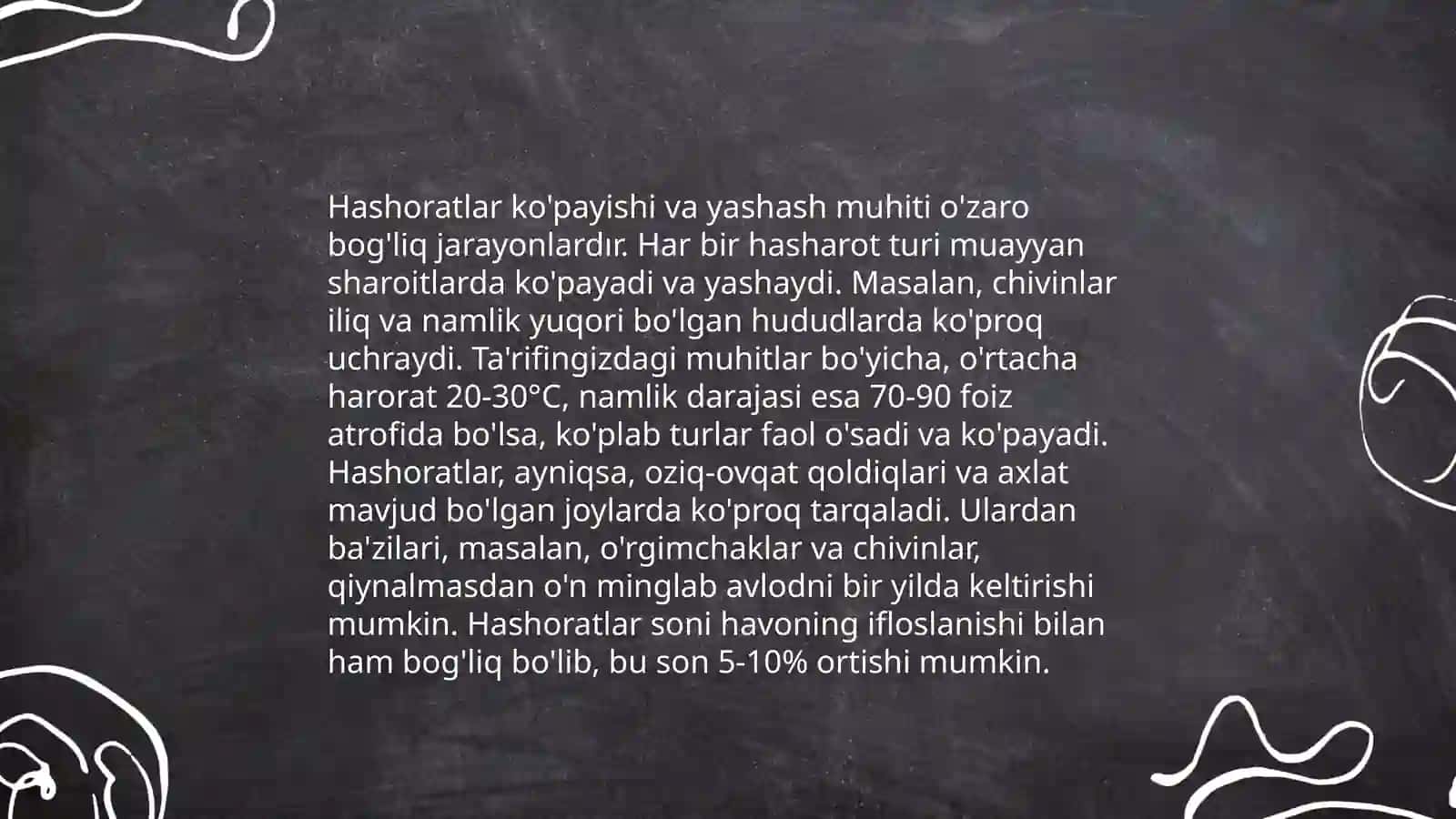 Hashoratlar ekologiyasini asosiy tushunchalari 3