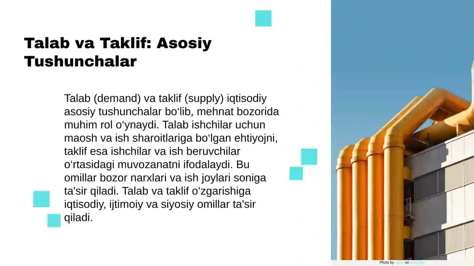Talab va taklif: Asosiy Tushunchalar 3