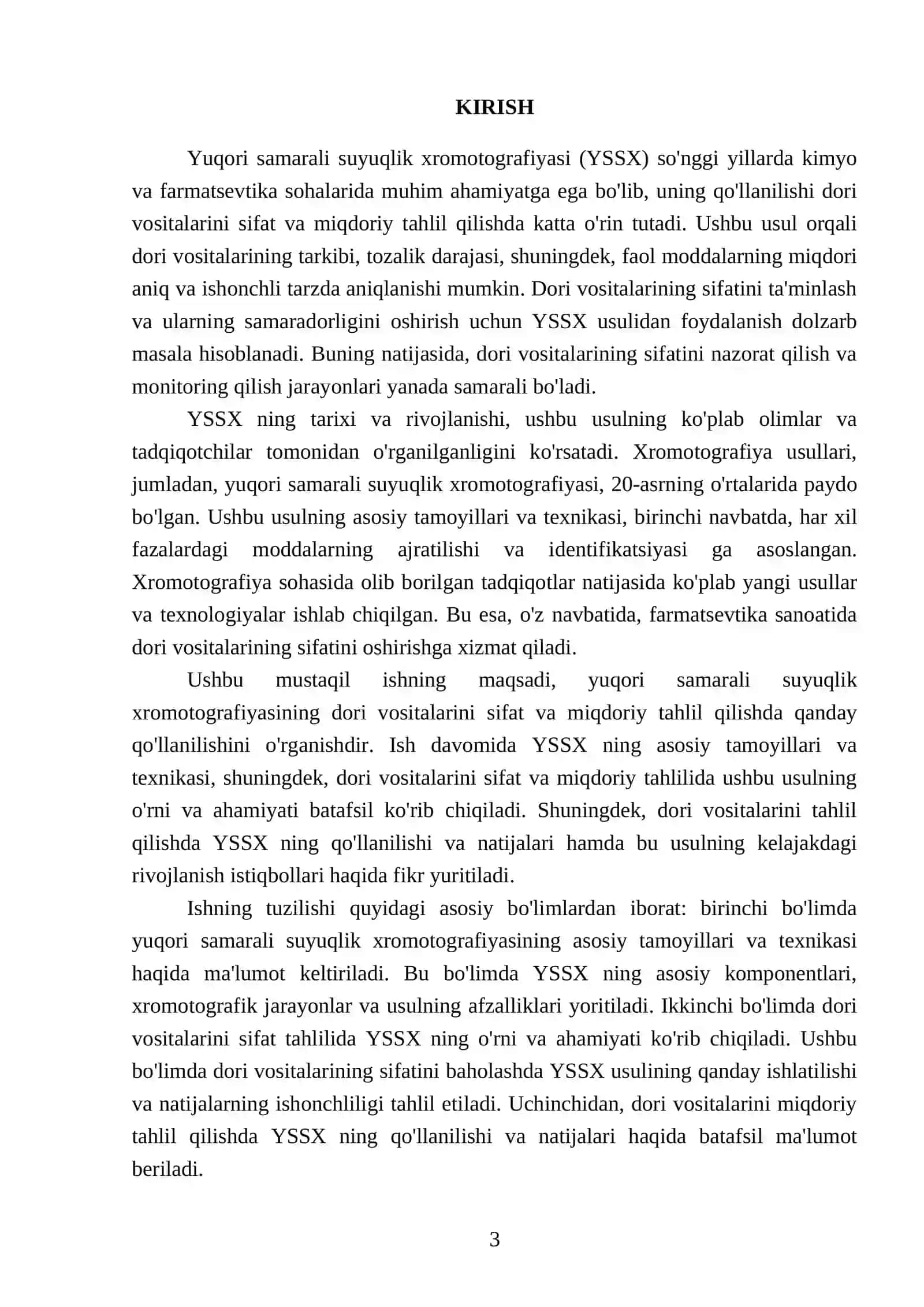 Yuqori samarali suyuqlik xromotografiyasi 3