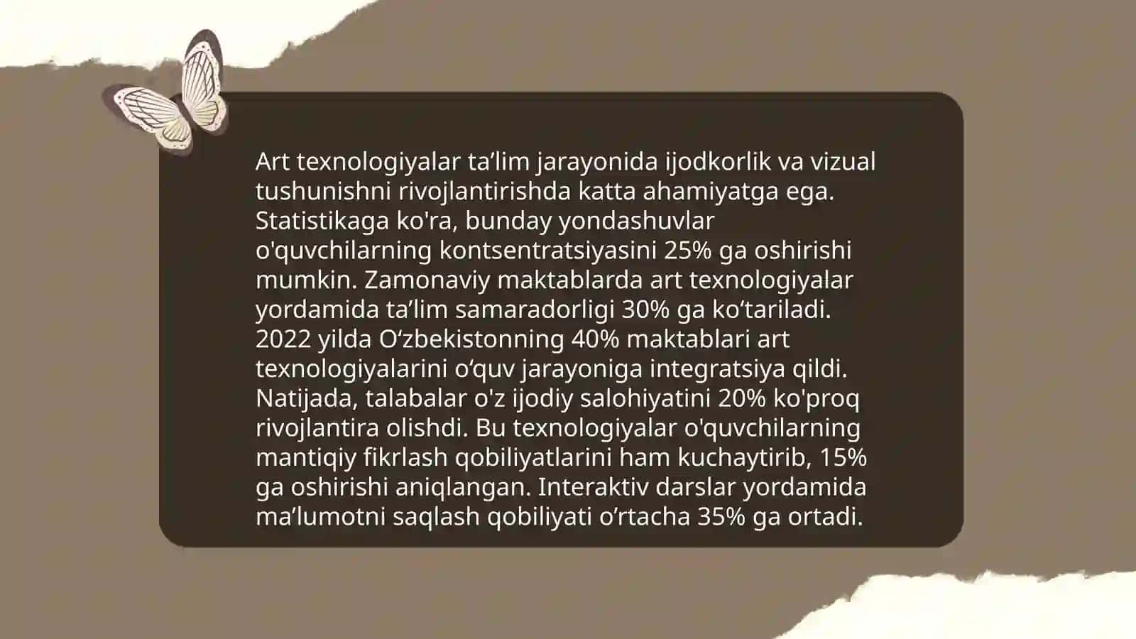 Art texnologiyalarning taʼlim jarayonida oʼrni 3