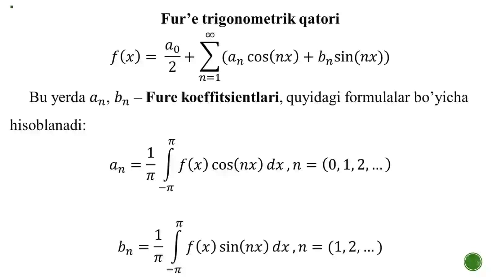 Fur’eqatorlari 3