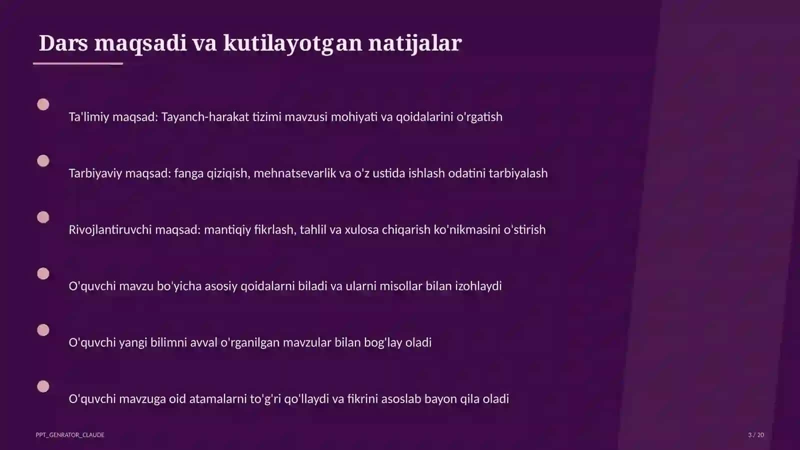 Tayanch-harakat tizimi (8-sinf) 3