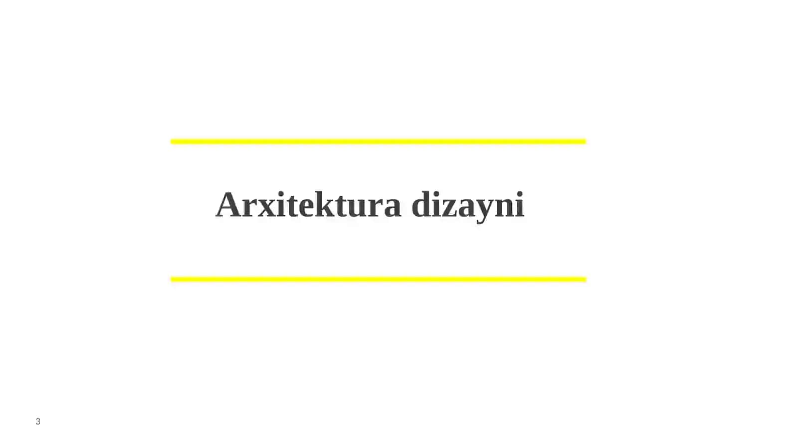 Аrxitektura dizayni 3