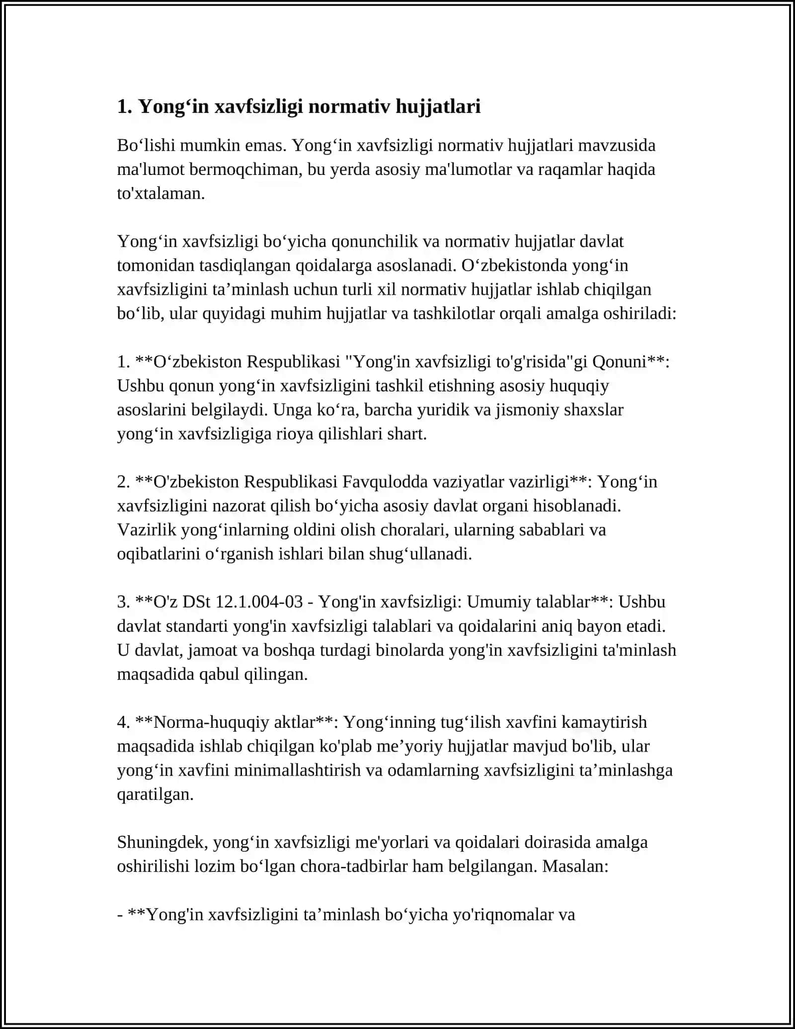 ISHLAB CHIQARISH KORXONALARIDA YONG‘IN XAVFSIZLIGINI TA'MINLASH 3
