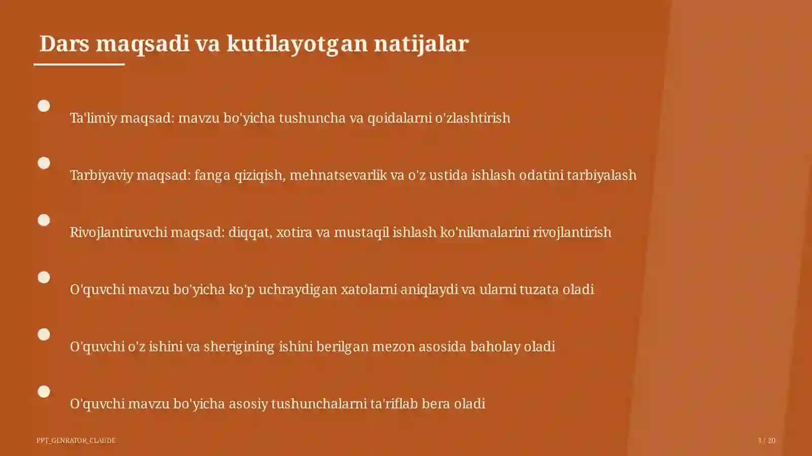 Huquq va iqtisodiyot asoslari (9–11) — o'qituvchilar uchun 3