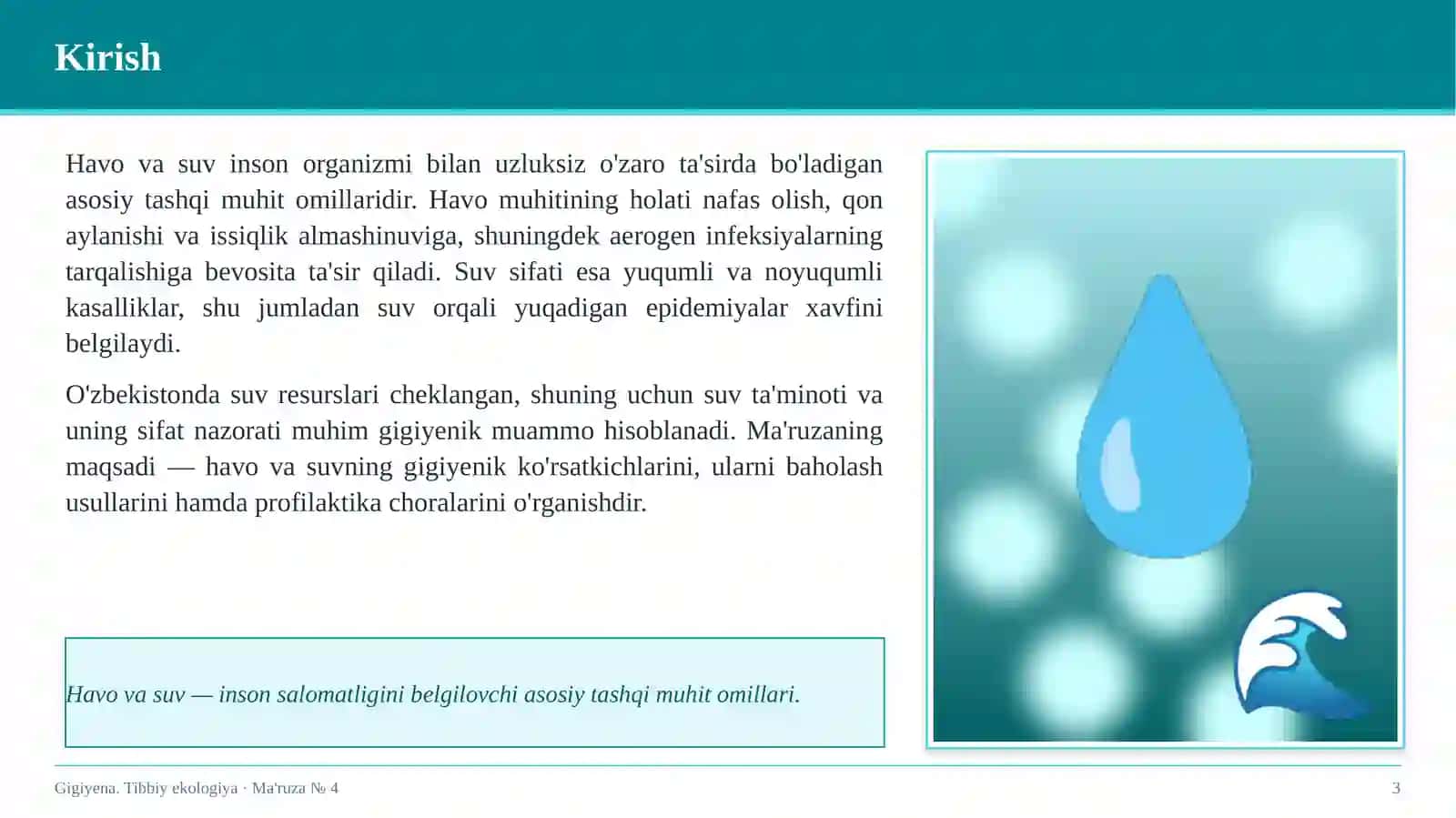 havo muhiti va suvning gigiyenik ahamiyati 3