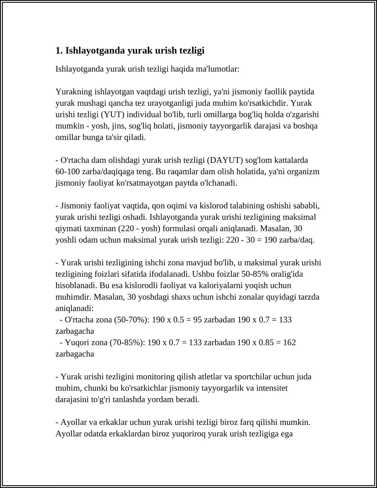 ORGANIZIMDAGI ASOSIY FIZIOLOGIK KÒRSATKICHLARNI ISH JARAYONIDA ÒZGARISHI 3