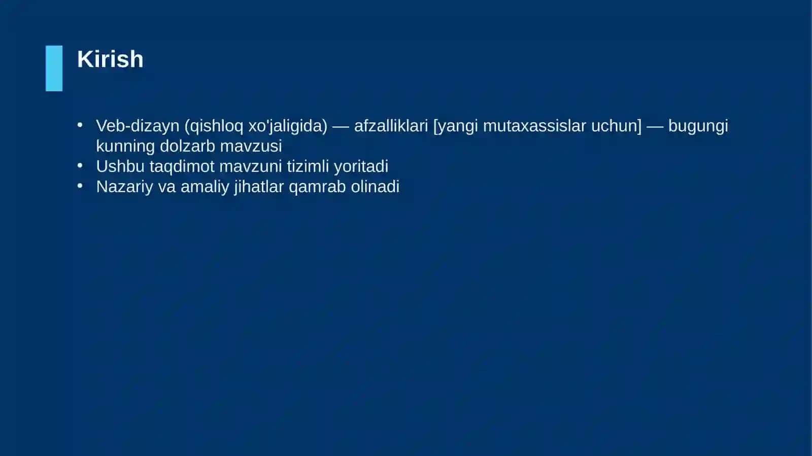 Veb-dizayn (qishloq xo'jaligida) — afzalliklari [yangi mutaxassislar uchun] 3