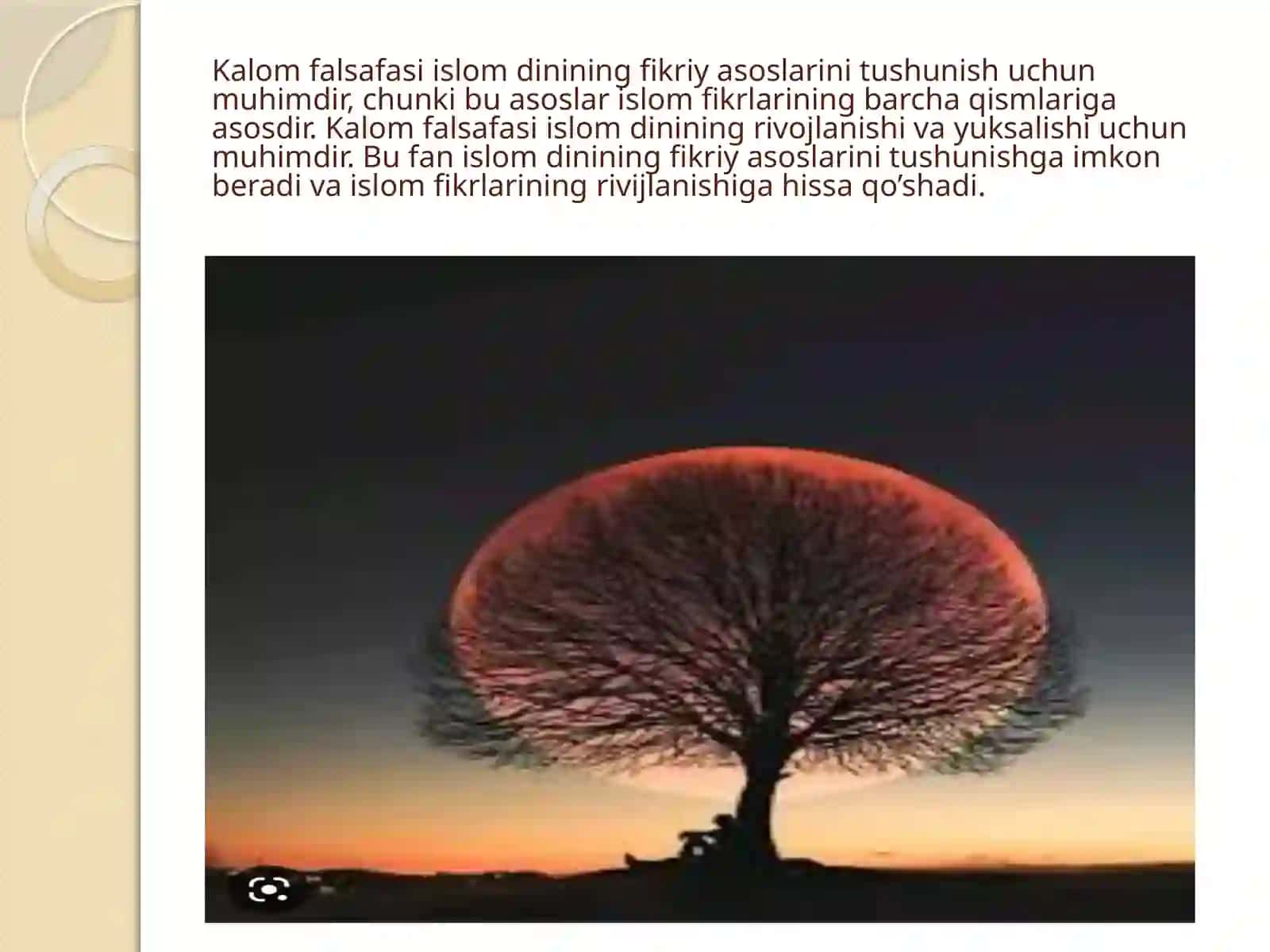 Kalomfalsafasi va fiqh 3