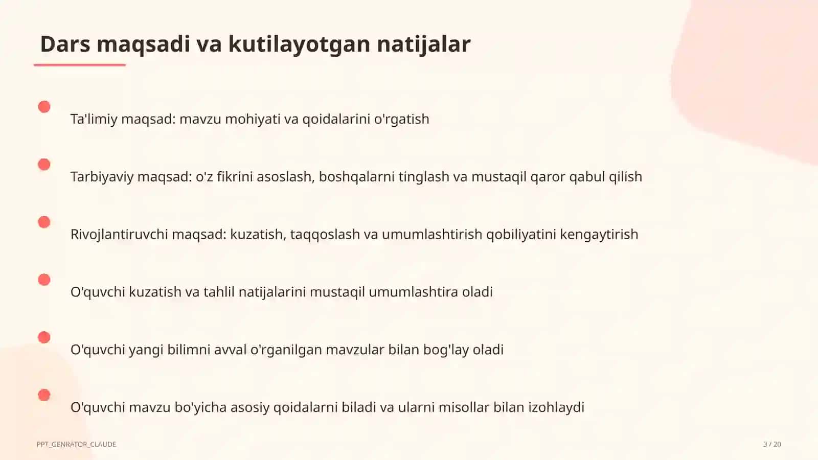 O'zbek milliy taomlari tayyorlash texnologiyasi (6-sinf) 3