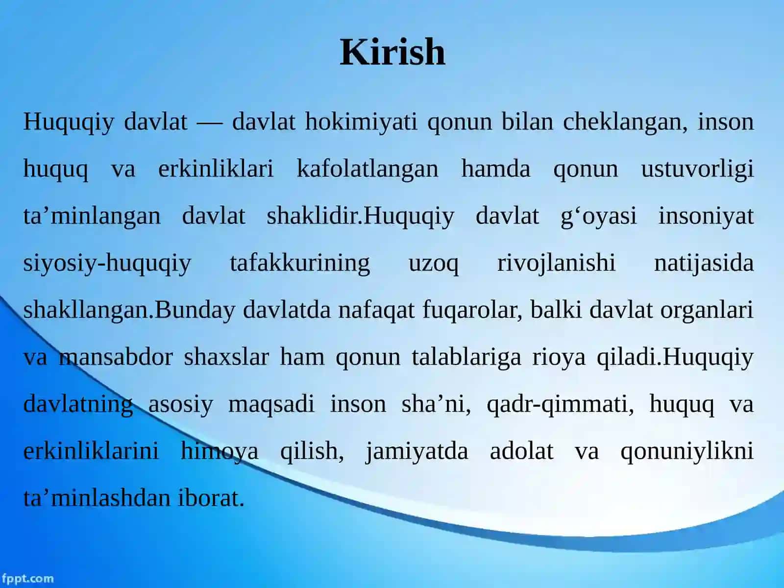 HUQUQIY DAVLAT NAZARIYASI 3