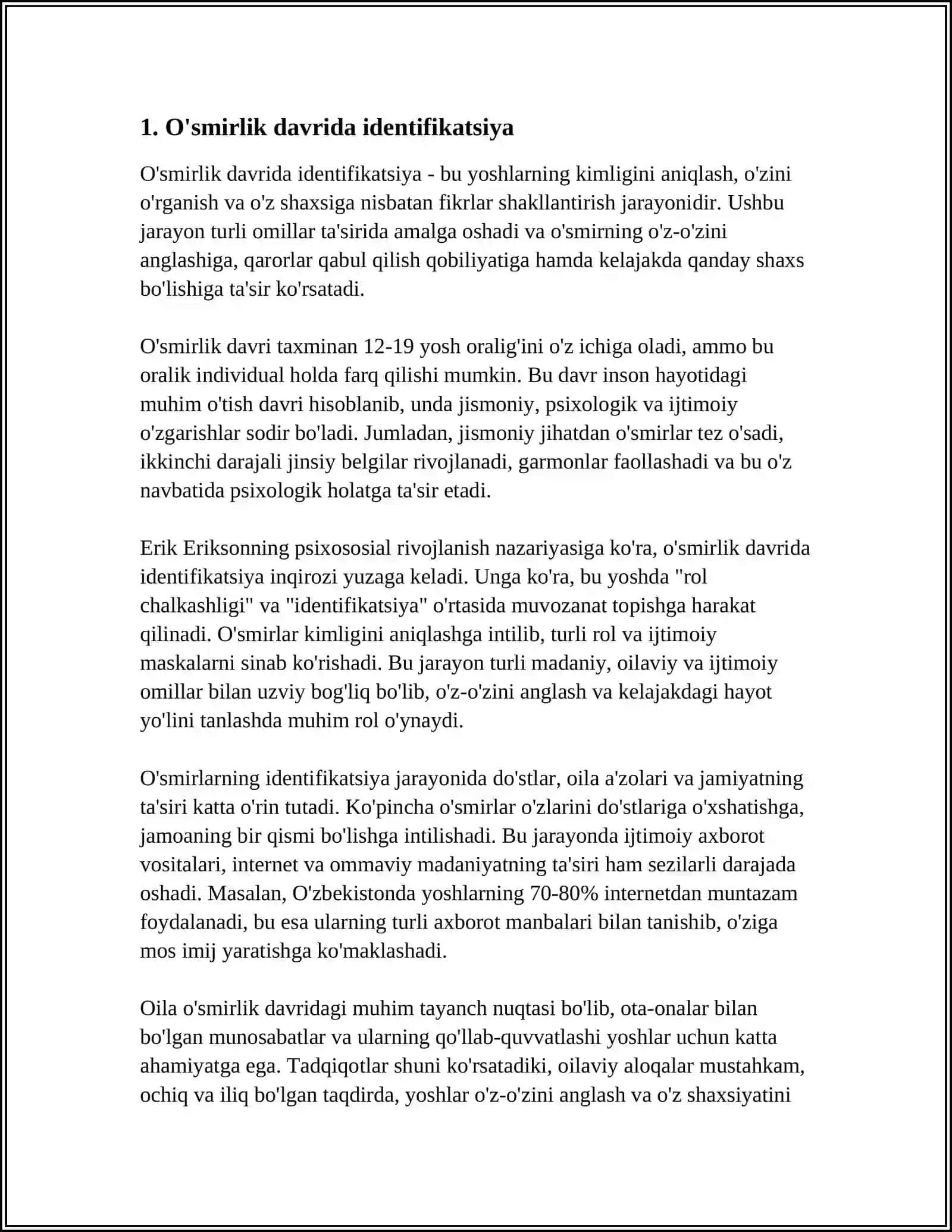 O‘SMIRLIK DAVRIDA PSIXIK RIVOJLANISH XUSUSIYATLARI 3