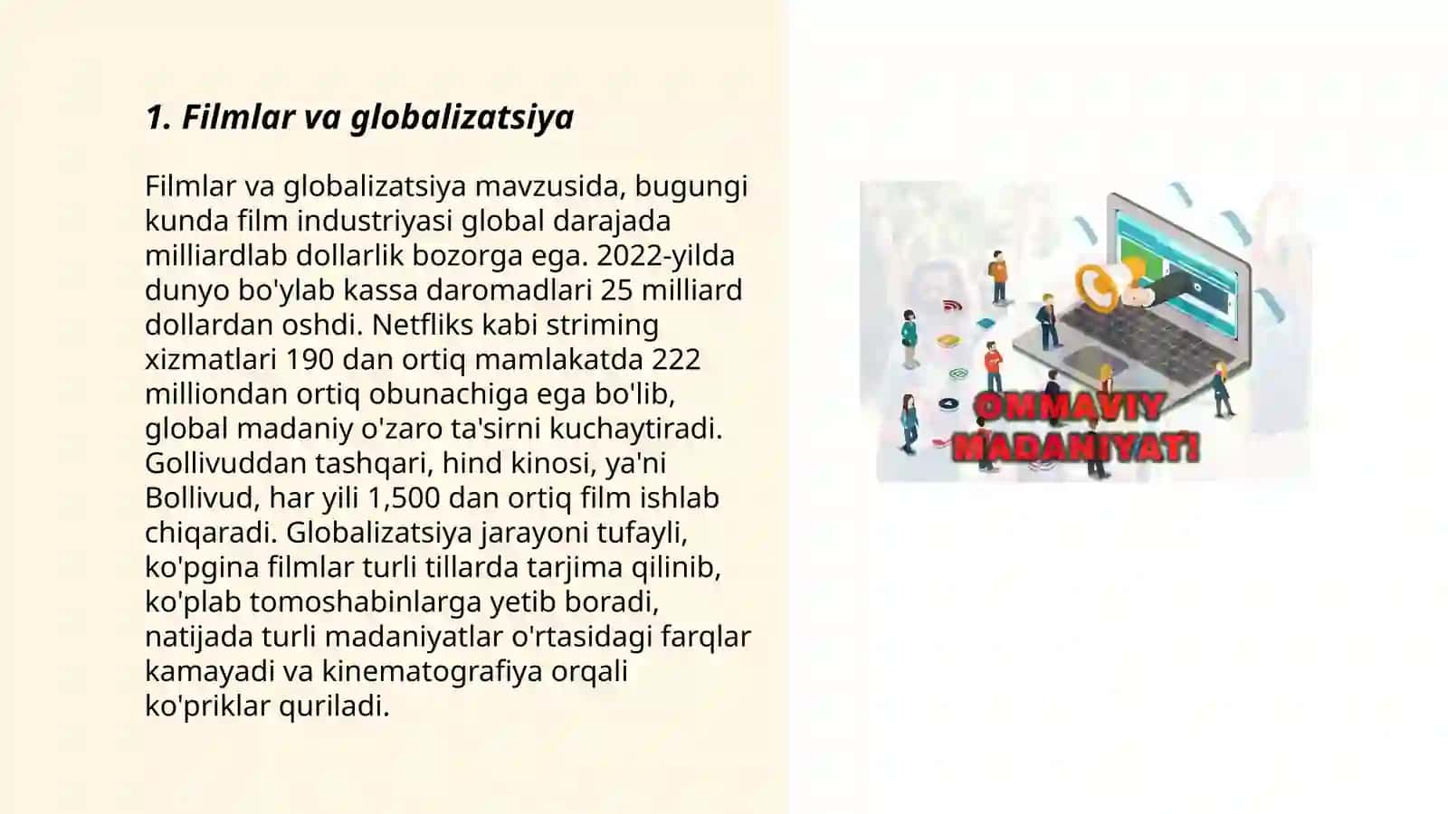 Filmlar va globalizatsiya 3