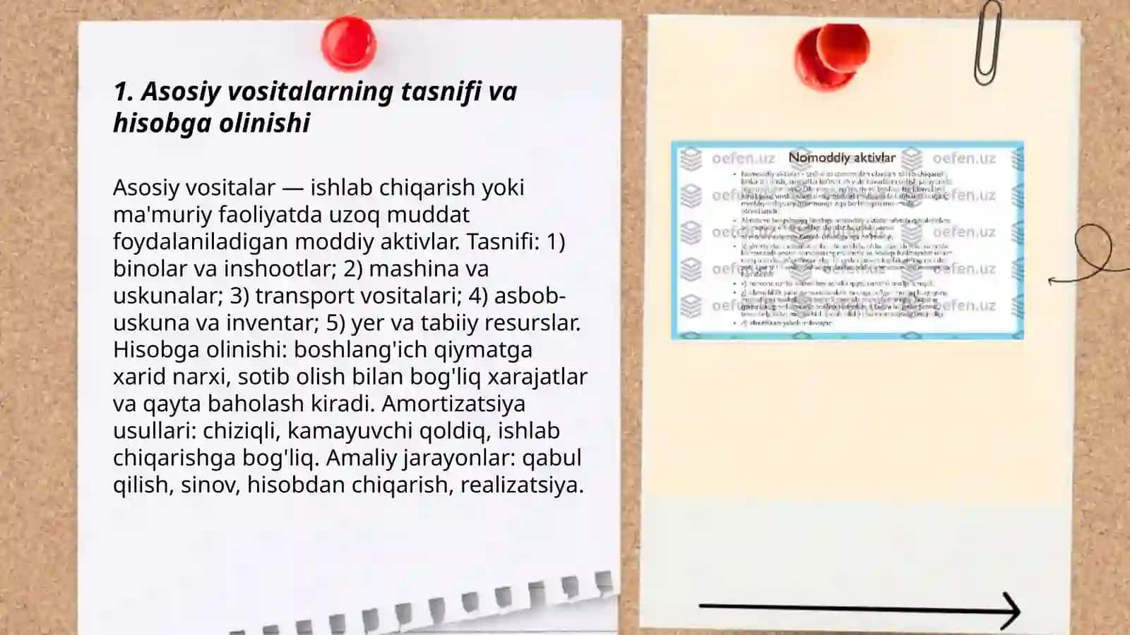 Asosiy vositalar va nomoddiy aktivlar hisobi 3
