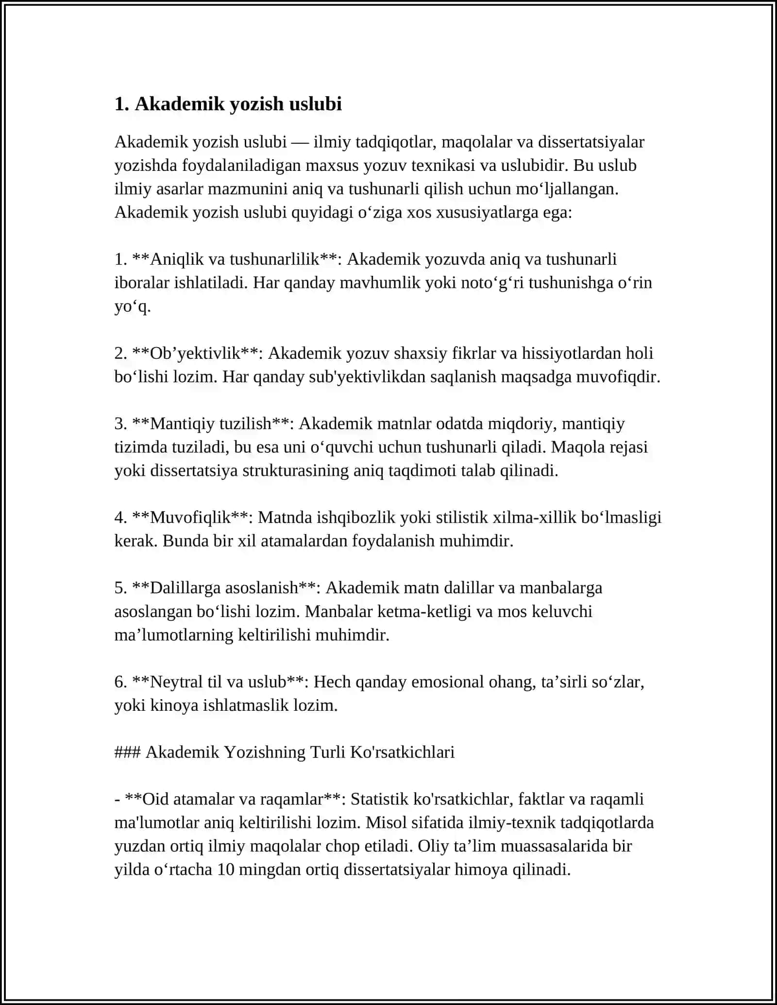 AKADEMIK YOZISH 3
