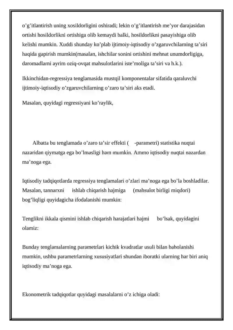 Ekonometrika 3