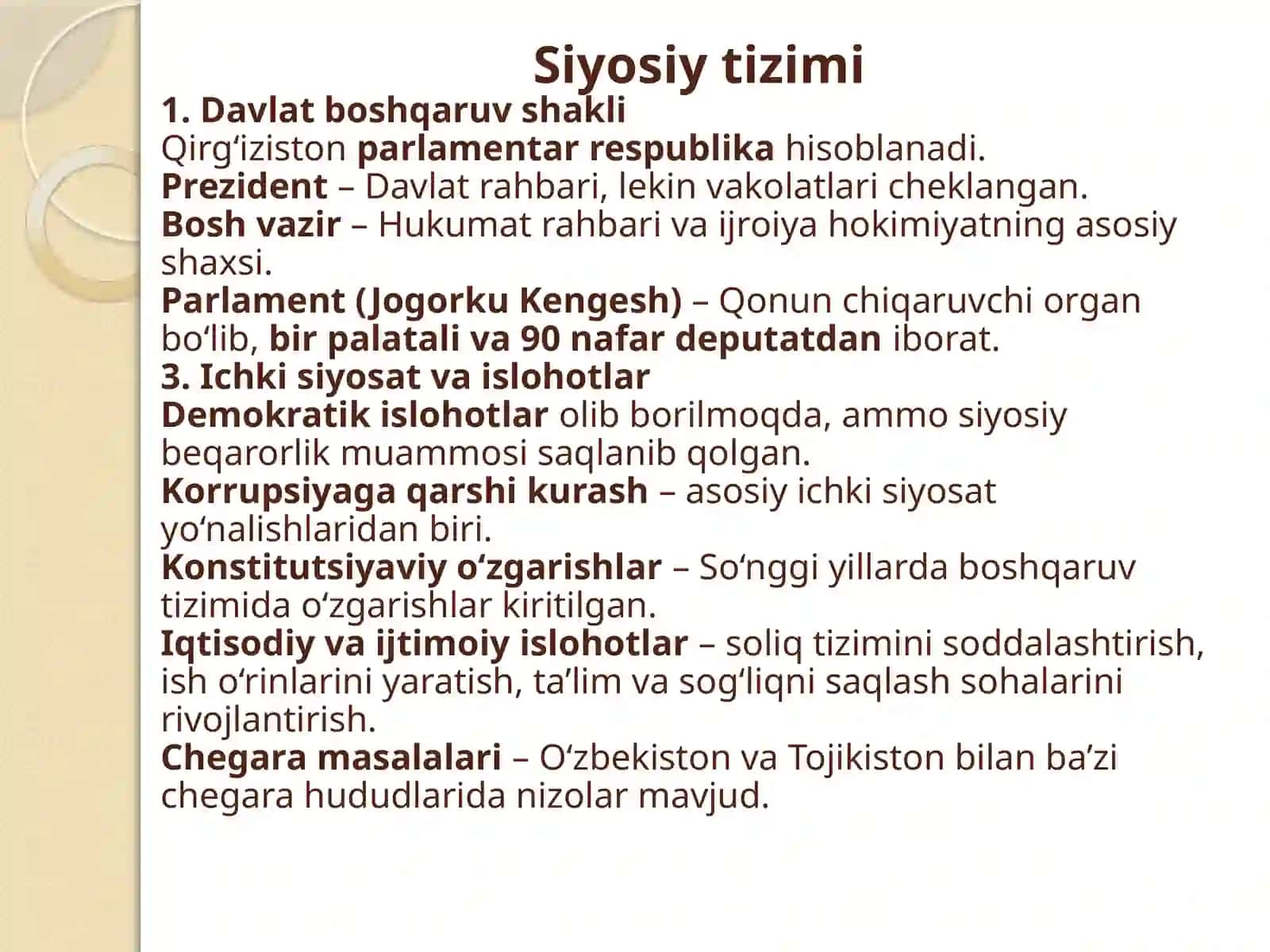 Qirg`iziston Respublikasi 3