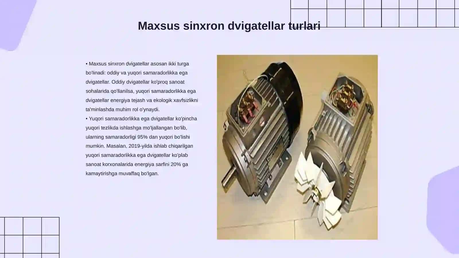 Maxsus sinxron elektr dvigatellar 3
