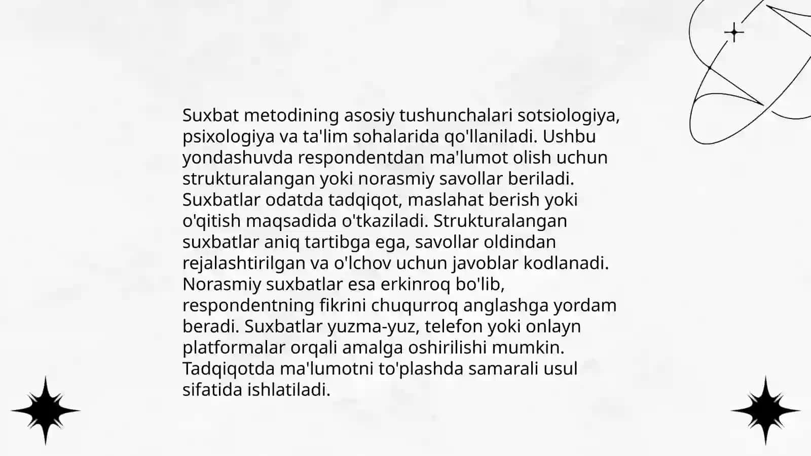 Suxbat metod 3