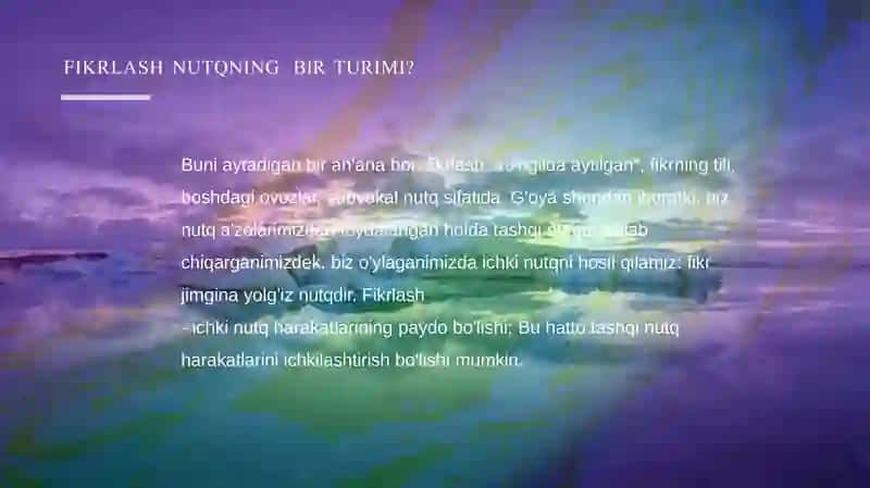 TAFAKKUR VA NUTQ​ 3